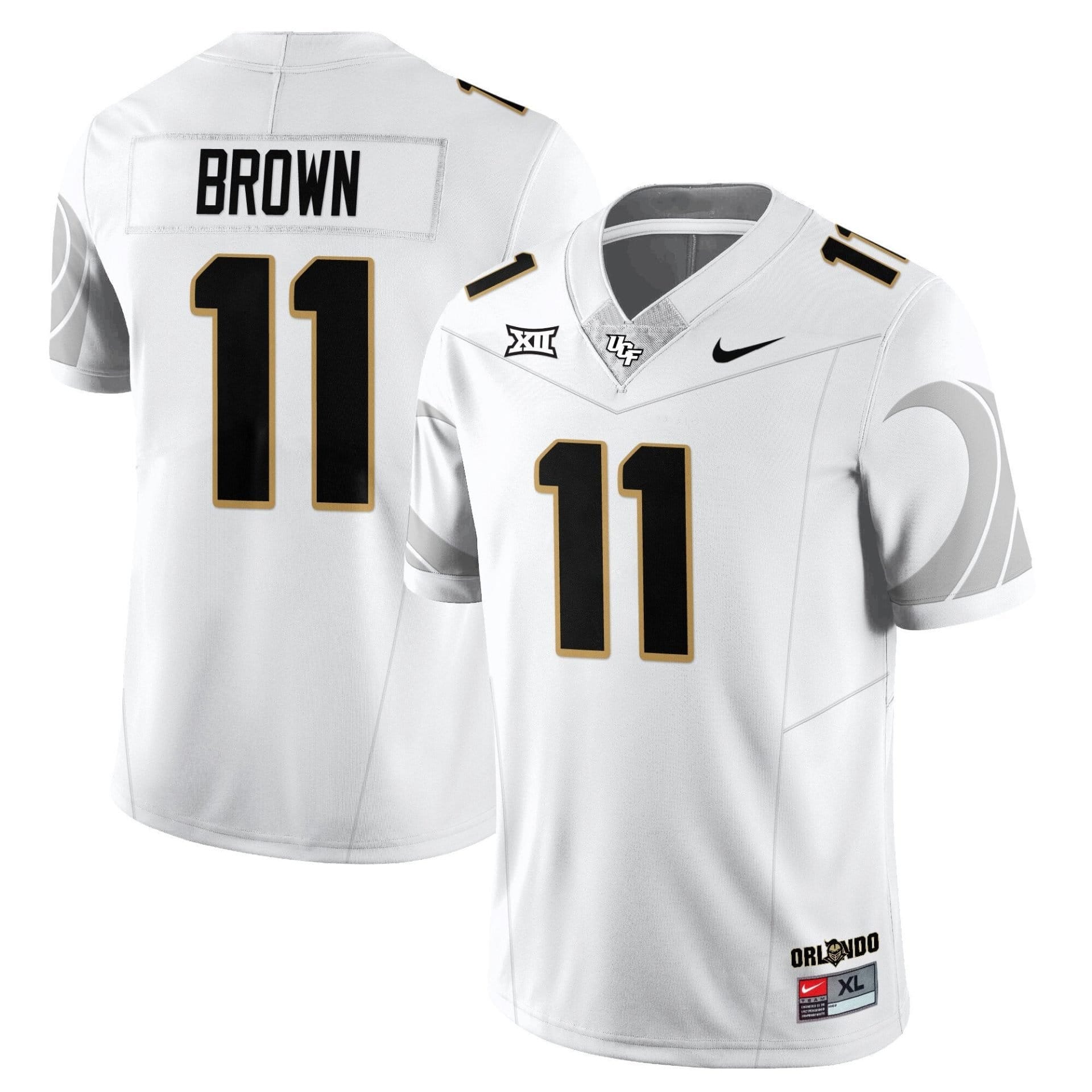 Jacurri Brown Jersey #11 UCF Football 2025 Core Uniforms Stitched - Image 2