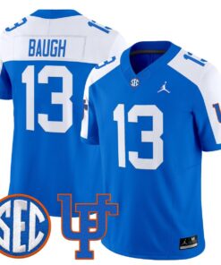 Jadan Baugh Jersey 13 Florida Gators 1960s Throwback Vapor Limited Royal Alter