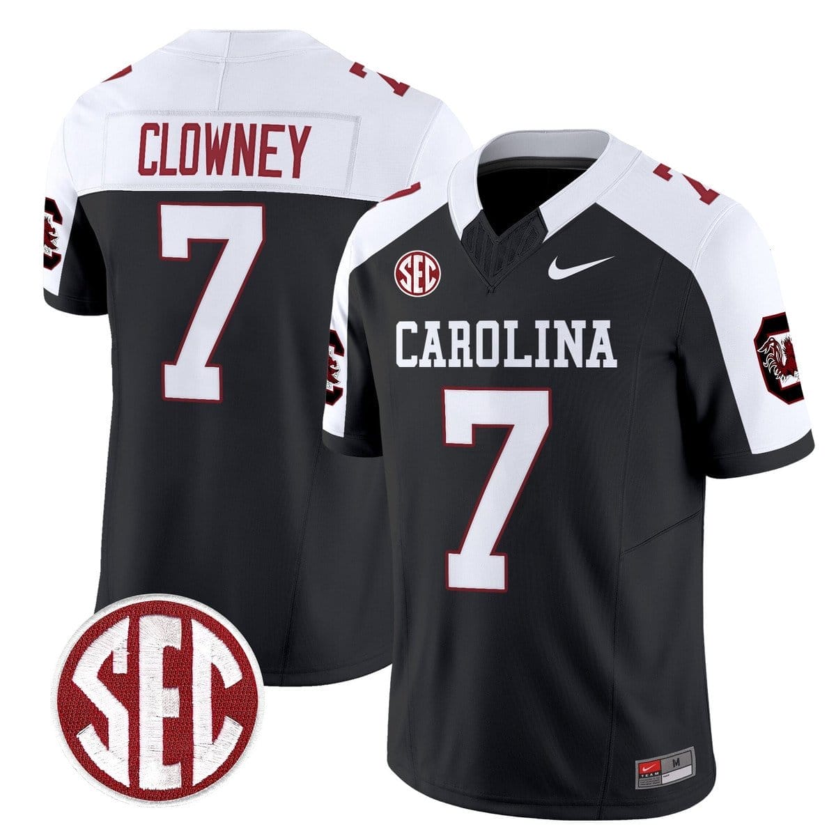 Jadeveon Clowney Jersey #7 Carolina 1980 Throwback Rebrand 2026 - Image 3