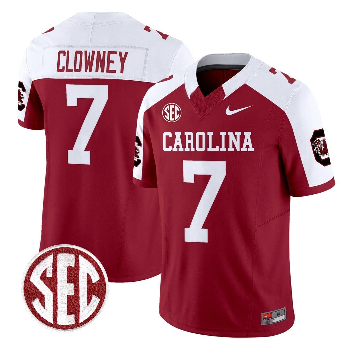 Jadeveon Clowney Jersey #7 Carolina 1980 Throwback Rebrand 2026 - Image 5