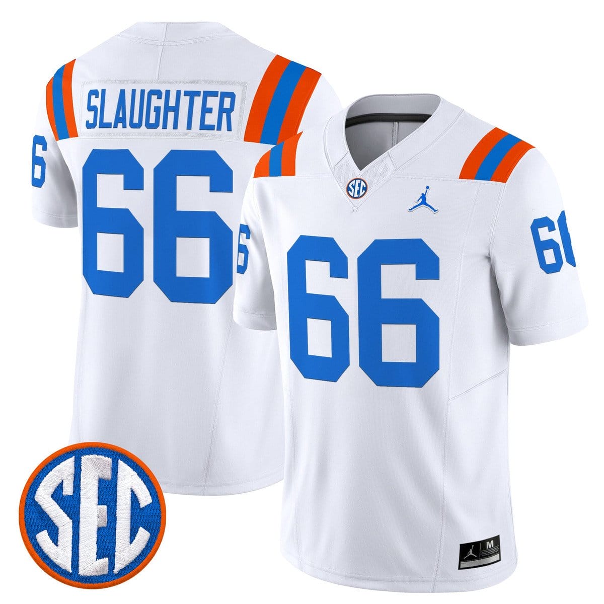 Jake Slaughter Jersey #66 Florida Gators 1960s Throwback Vapor Limited