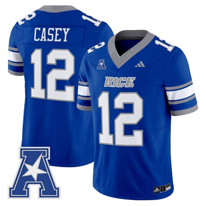 James Casey Jersey #12 Rice Owls 2025 Vapor Limited Stitched - Image 3