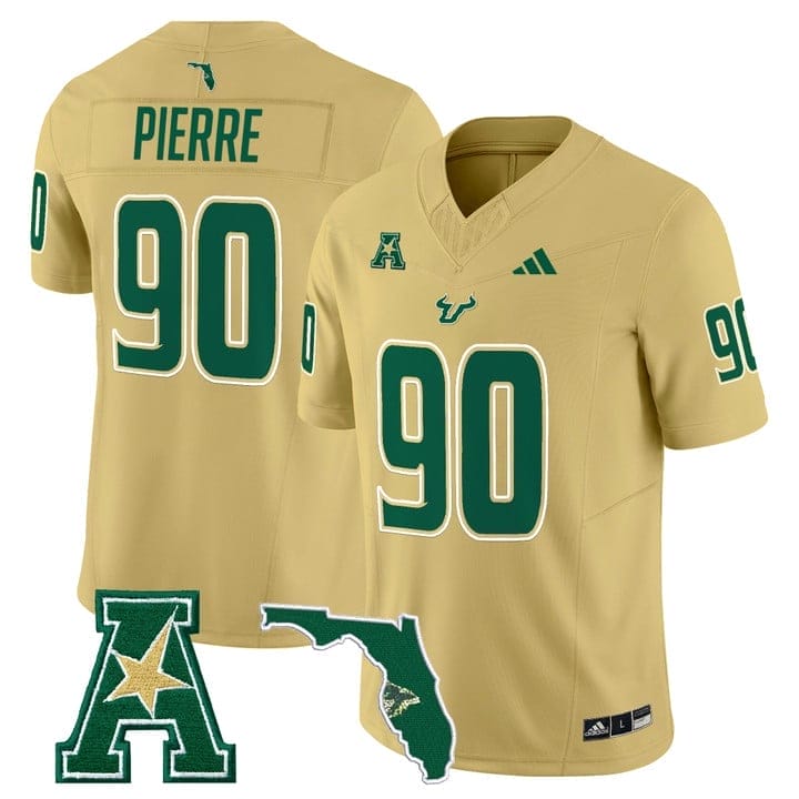 Jason Pierre Jersey #90 South Florida Bulls 2025 Limited Stitched - Image 5