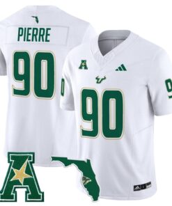 Alternative view of Jason Pierre Jersey #90 South Florida Bulls 2025 Limited Stitched