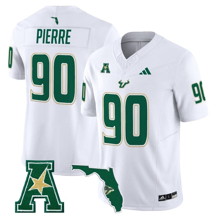 Jason Pierre Jersey #90 South Florida Bulls 2025 Limited Stitched - Image 2
