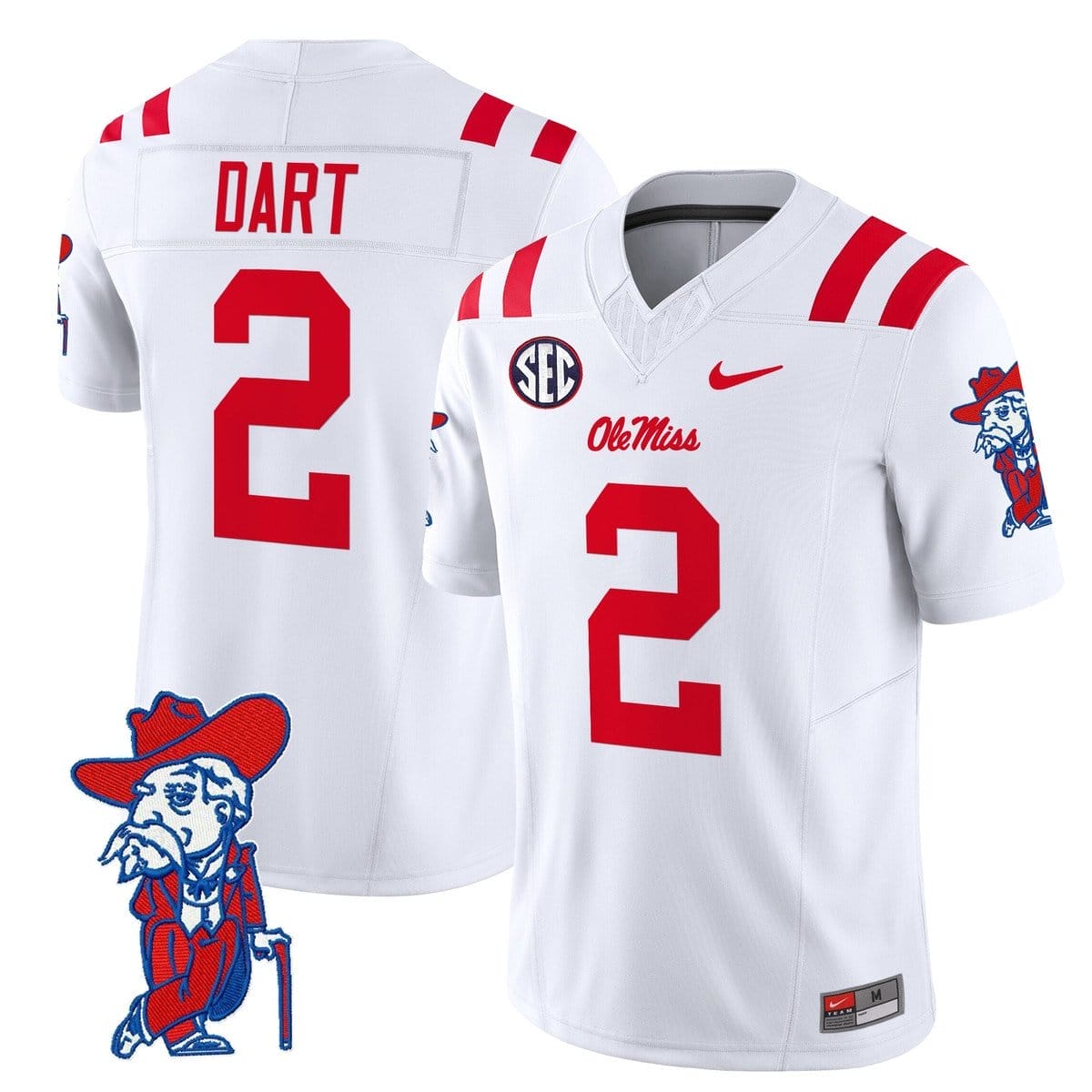 Jaxson Dart Jersey #2 Ole Miss Rebels 2025 Limited V2 Stitched - Image 2