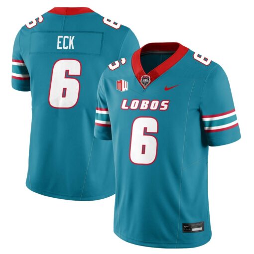 Jaxton Eck Jersey #6 UNM Lobo Football 2025 All Stitched