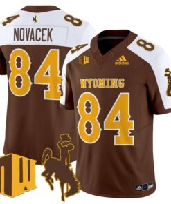 Alternative view of Jay Novacek Jersey #84 Wyoming Cowboys 2025 Vapor Limited Stitched
