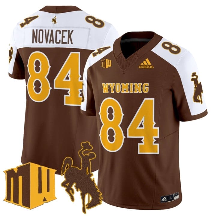 Jay Novacek Jersey #84 Wyoming Cowboys 2025 Vapor Limited Stitched - Image 2