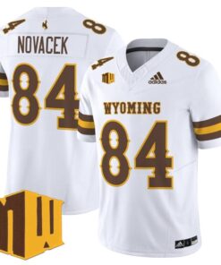 Jay Novacek Jersey #84 Wyoming Cowboys 2025 Vapor Limited Stitched