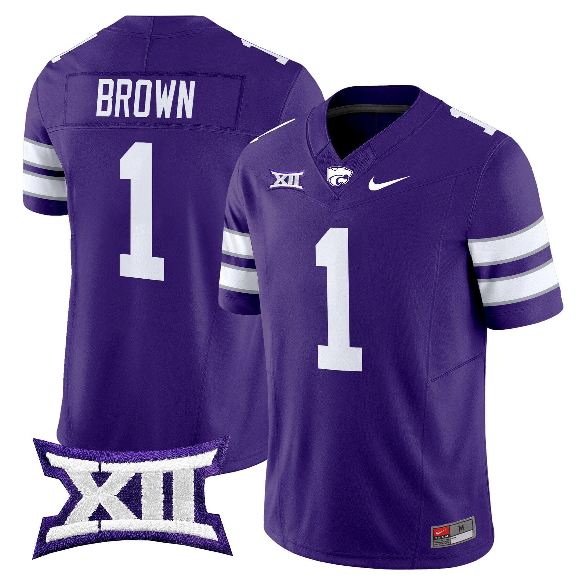 Jayce Brown Jersey #1 Kansas State Wildcats 2025 Limited Stitched - Image 5