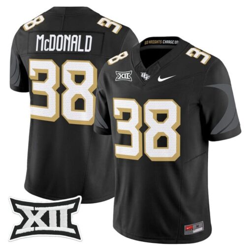 Jayden McDonald Jersey #38 UCF Knights 2025 Vapor Limited Stitched
