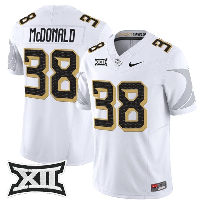 Jayden McDonald Jersey #38 UCF Knights 2025 Vapor Limited Stitched - Image 2