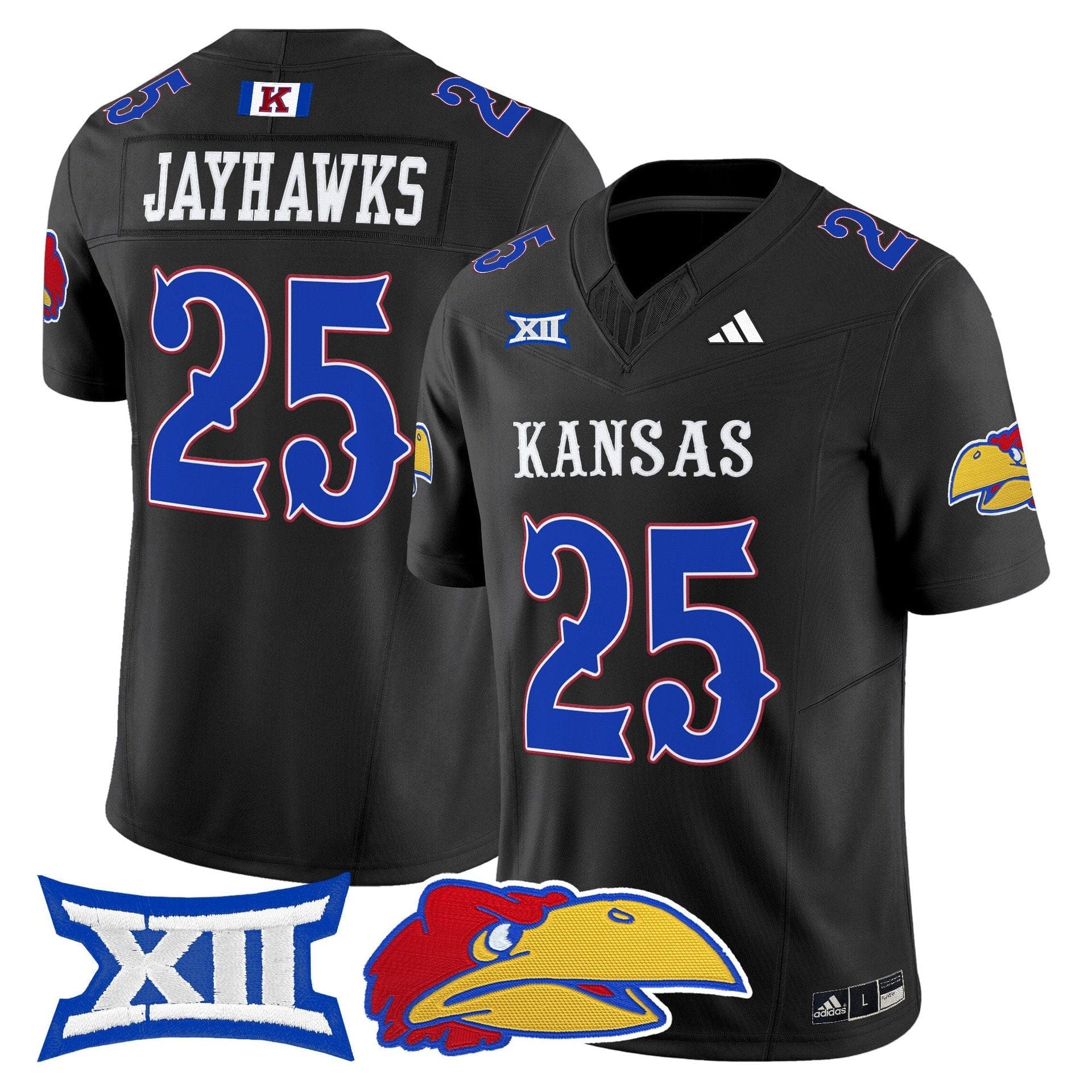 Jayhawks Jersey #25 Kansas Jayhawks 2025 Vapor Limited Stitched