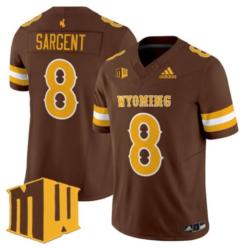 Jaylen Sargent Jersey #8 Wyoming Cowboys 2025 Vapor Limited Stitched - Image 3