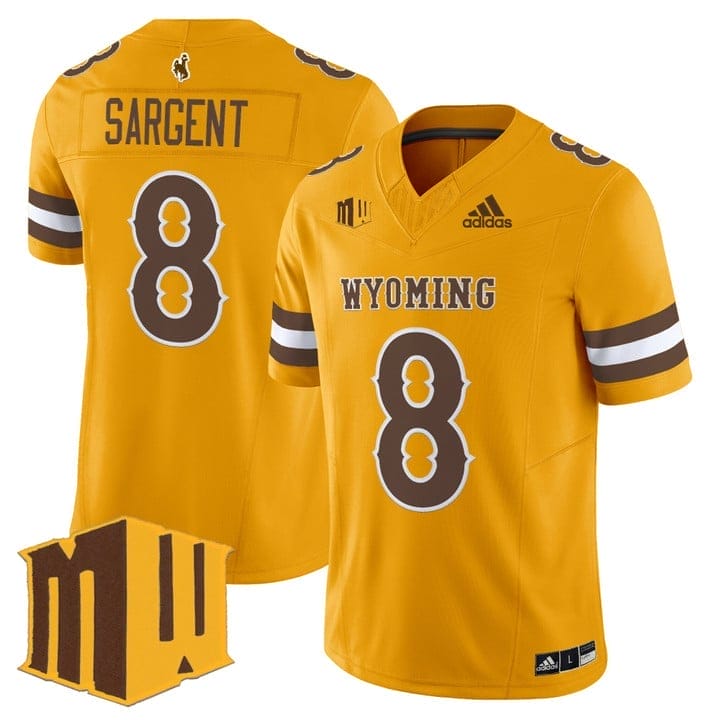 Jaylen Sargent Jersey #8 Wyoming Cowboys 2025 Vapor Limited Stitched - Image 5