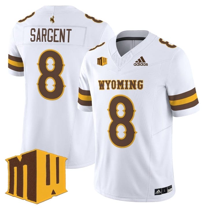 Jaylen Sargent Jersey #8 Wyoming Cowboys 2025 Vapor Limited Stitched