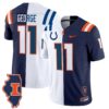 JeffGeorgeJersey 11IllinoisFightingIlliniSplitVaporLimitedStitched