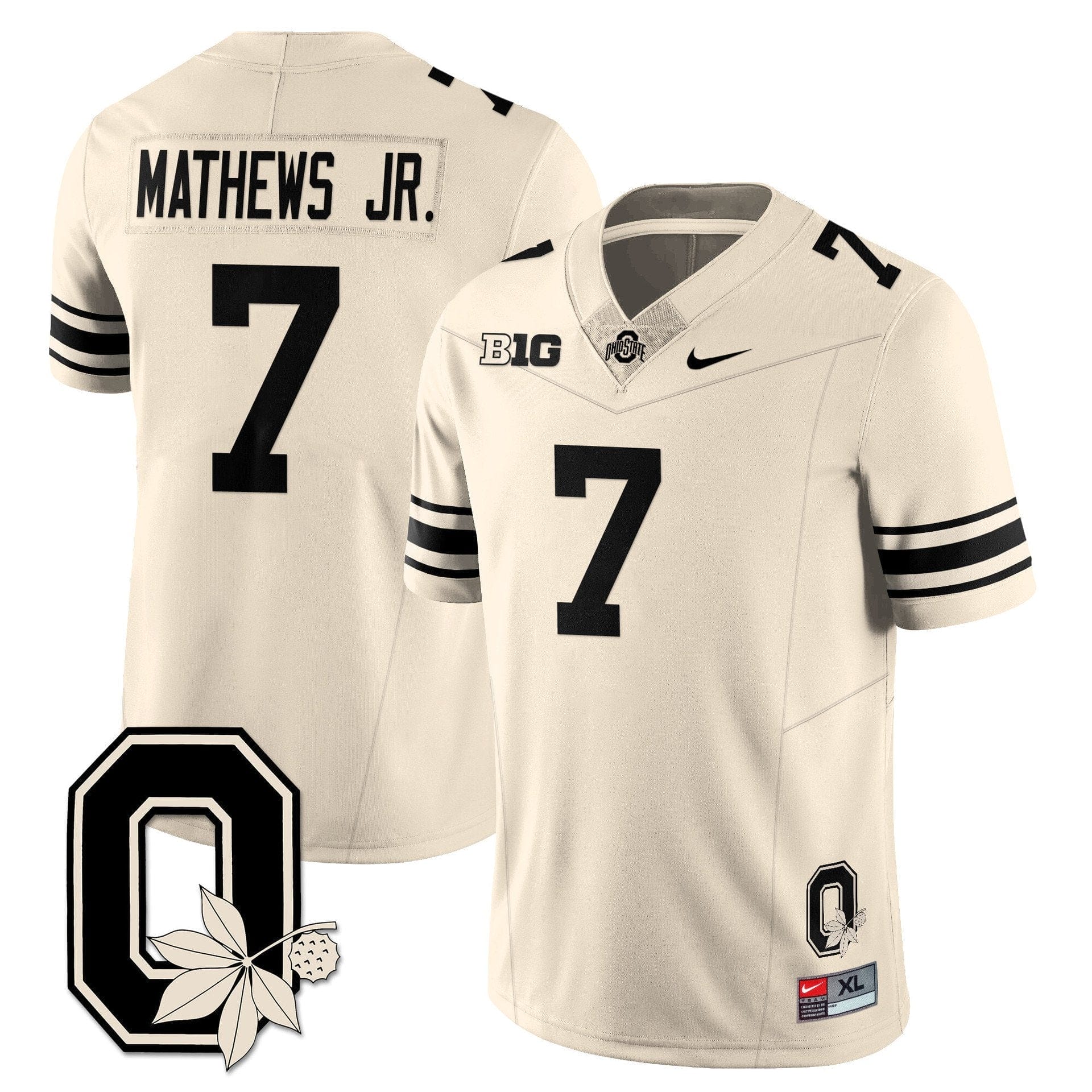 Brandon Inniss Jersey #1 Ohio State Buckeyes 2025 Vapor Limited Stitched - Image 6