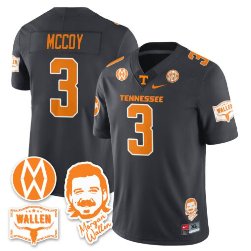 Jermod McCoy Jersey #3 Tennessee Vols Morgan Wallen 2025 Stitched - Image 3