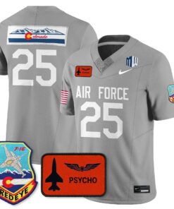 Jersey 25 Air Force Football 2025 Honor F 16 All Stitched 140th Wing