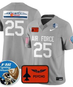 Jersey 25 Air Force Football 2025 Honor F 16 All Stitched Honor F 16