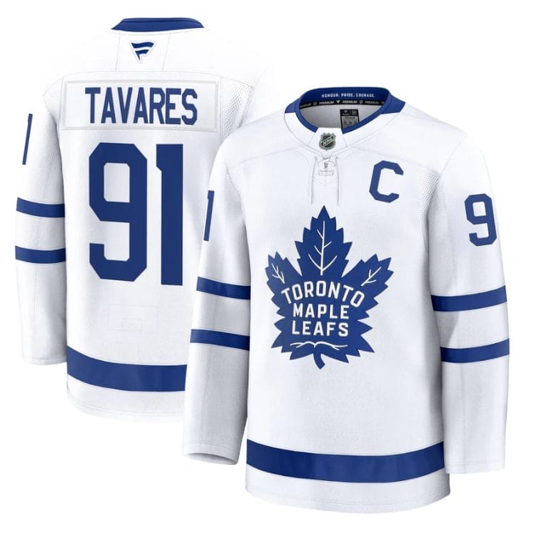 John Tavares Jersey #91 Toronto Maple Leafs Timeless Stitched
