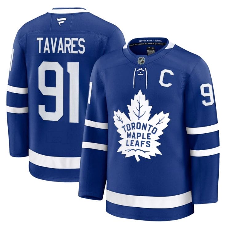 John Tavares Jersey #91 Toronto Maple Leafs Timeless Stitched - Image 2