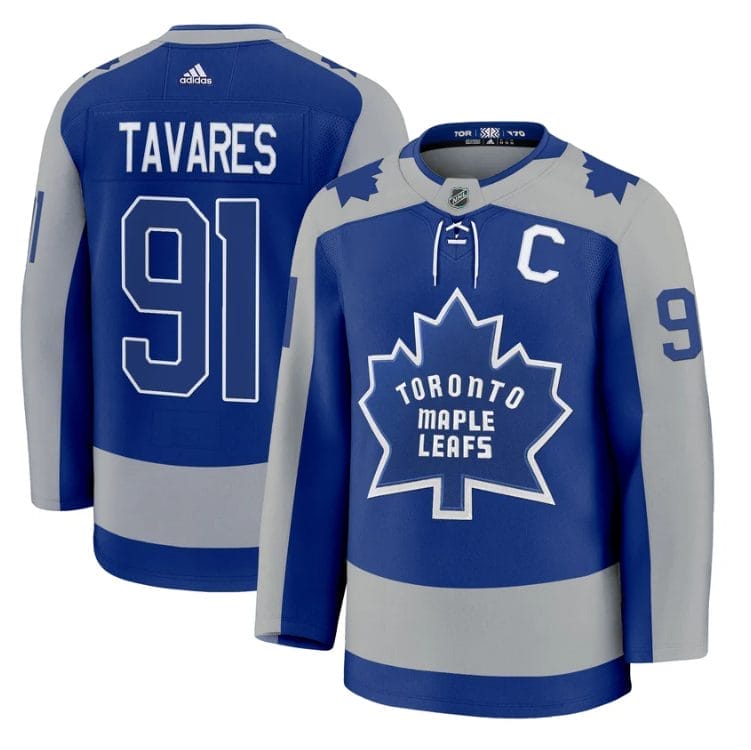 John Tavares Jersey #91 Toronto Maple Leafs Timeless Stitched - Image 4