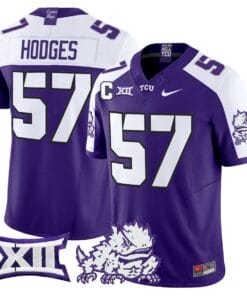 Johnny Hodges Jersey 57 TCU Horned Frogs 2025 Vapor Limited Stitched Purple Alter 60e0e77c a06d 48ee 81e7 5f2699a046b1