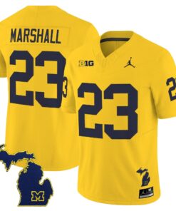 Jordan Marshall Jersey 23 Michigan Wolverines 2025 Limited V2 Stitched Maize 9b43b606 f0de 4ef0 8ce2 26a23d7fe27b