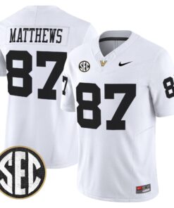 Jordan Matthews Jersey 87 Vanderbilt Commodores 2025 Limited Stitched White 519b2cdd 983a 42e3 a878 2fdb4bebbf65