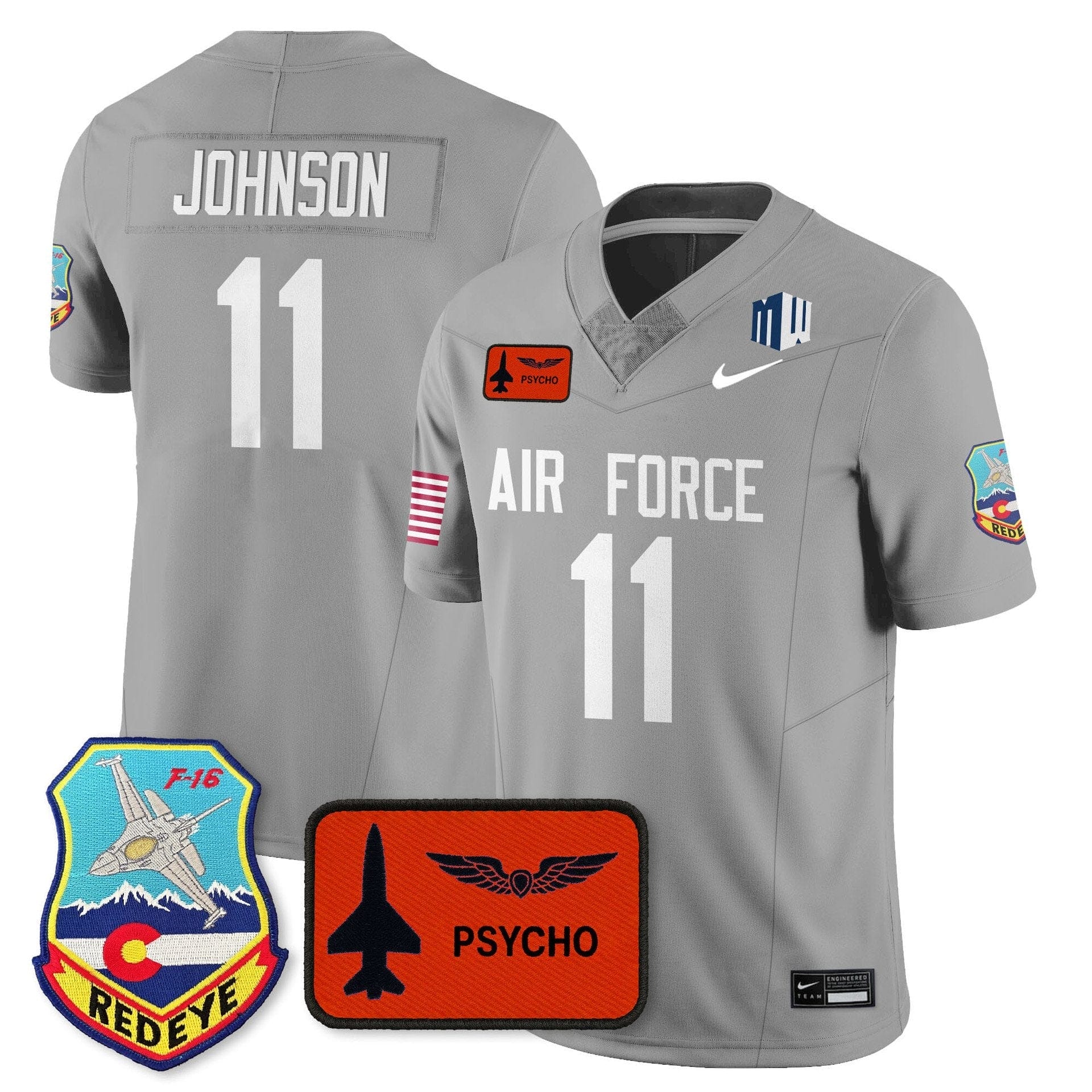 Josh Johnson Jersey #11 Air Force 2025 Honor F-16 Stitched - Image 3