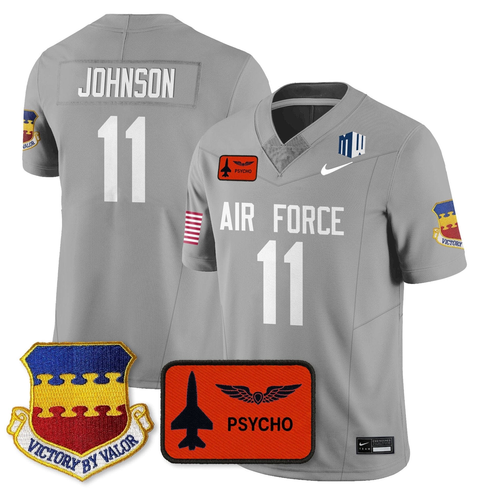 Josh Johnson Jersey #11 Air Force 2025 Honor F-16 Stitched