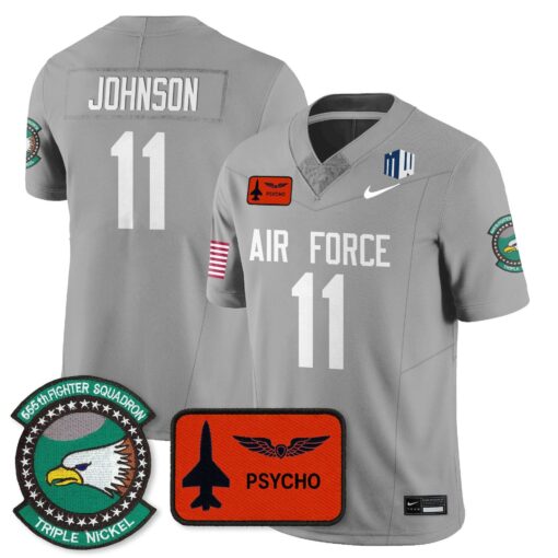 Josh Johnson Jersey #11 Air Force 2025 Honor F-16 Stitched - Image 4