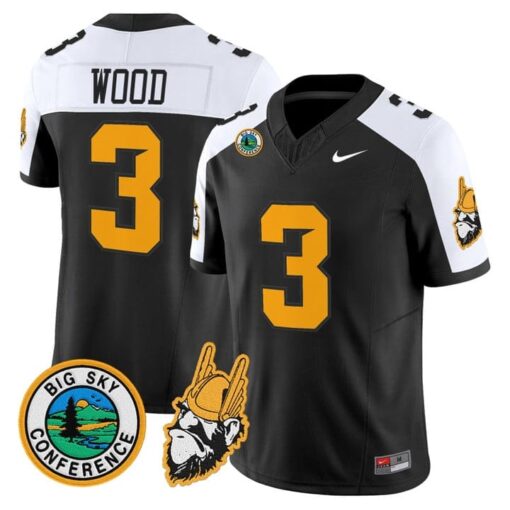 Joshua Wood Jersey #3 Idaho Vandals 1975 Throwback Limited Stitched - Image 3