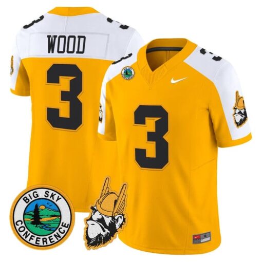 Joshua Wood Jersey #3 Idaho Vandals 1975 Throwback Limited Stitched - Image 4