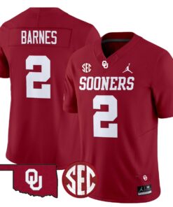 Jovantae Barnes Jersey 2 Oklahoma Sooners 2025 Limited Stitched Crimson 90cbb4eb 74b1 4627 ba5b 17550b5546c7