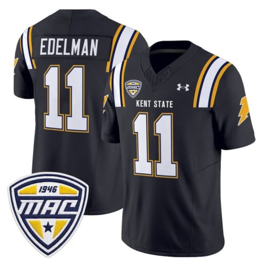 Julian Edelman Jersey #11 Kent State Golden Flashes 2025 Stitched
