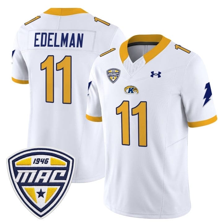 Julian Edelman Jersey #11 Kent State Golden Flashes 2025 Stitched - Image 2