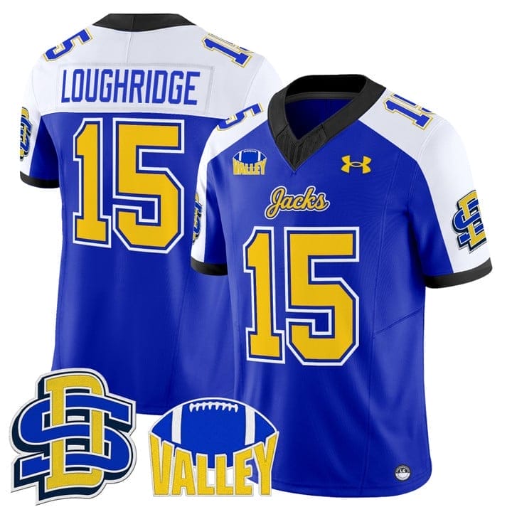 Julius Loughridge Jersey #15 South Dakota State Jackrabbits 2025 - Image 3