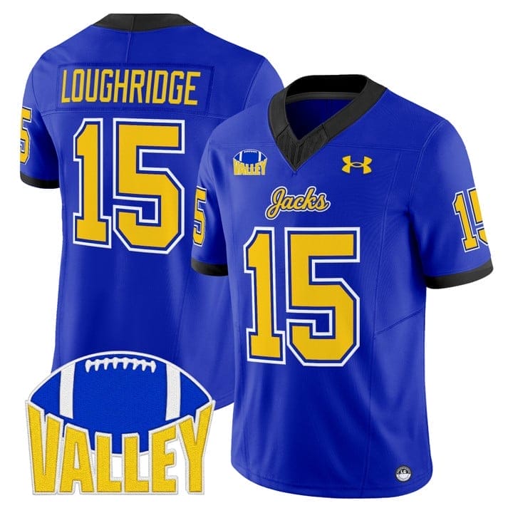 Julius Loughridge Jersey #15 South Dakota State Jackrabbits 2025 - Image 4
