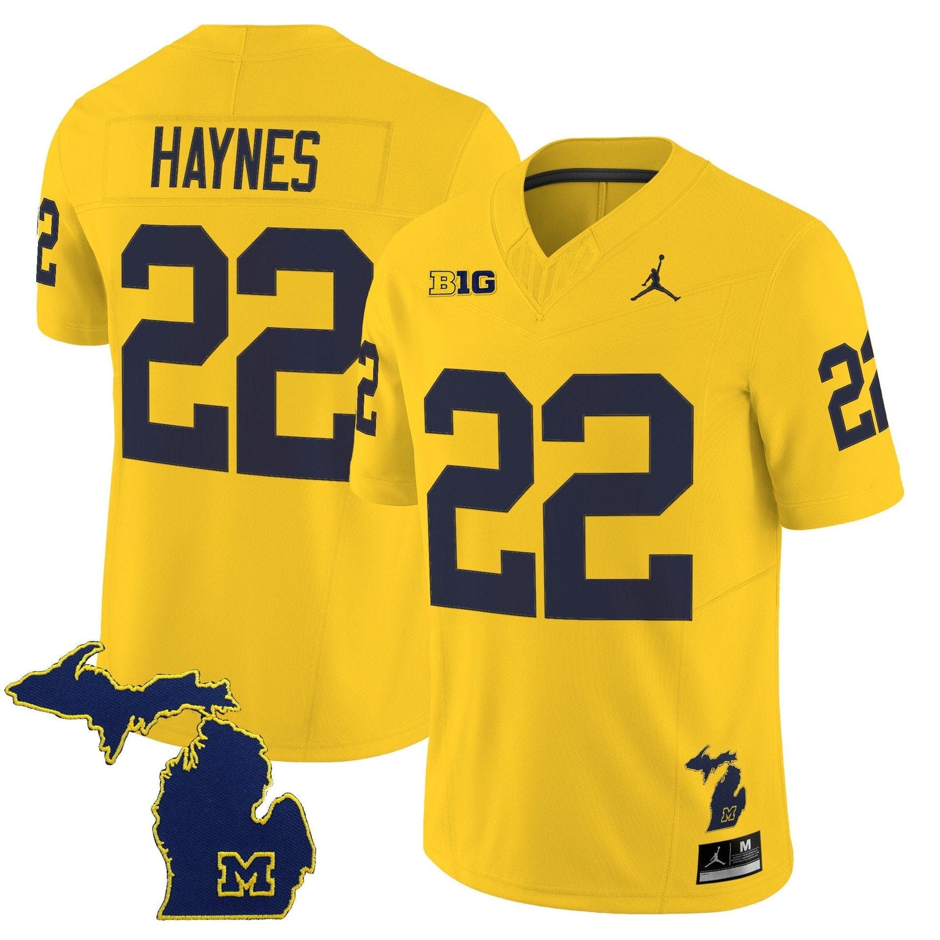 Justice Haynes Jersey #22 Michigan Wolverines 2025 Limited V2 Stitched - Image 3