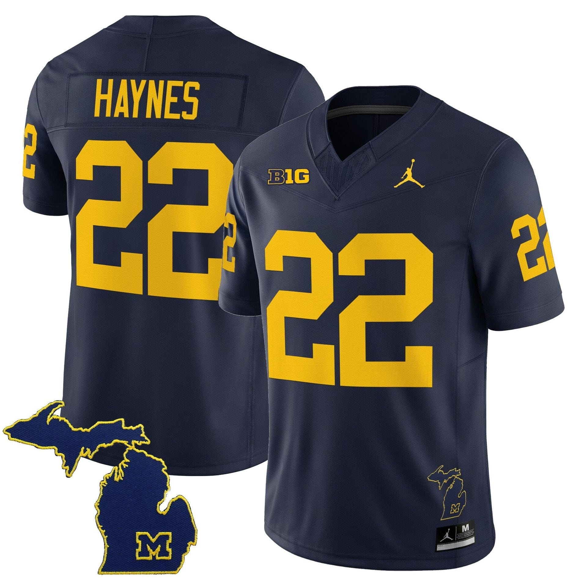 Justice Haynes Jersey #22 Michigan Wolverines 2025 Limited V2 Stitched - Image 5
