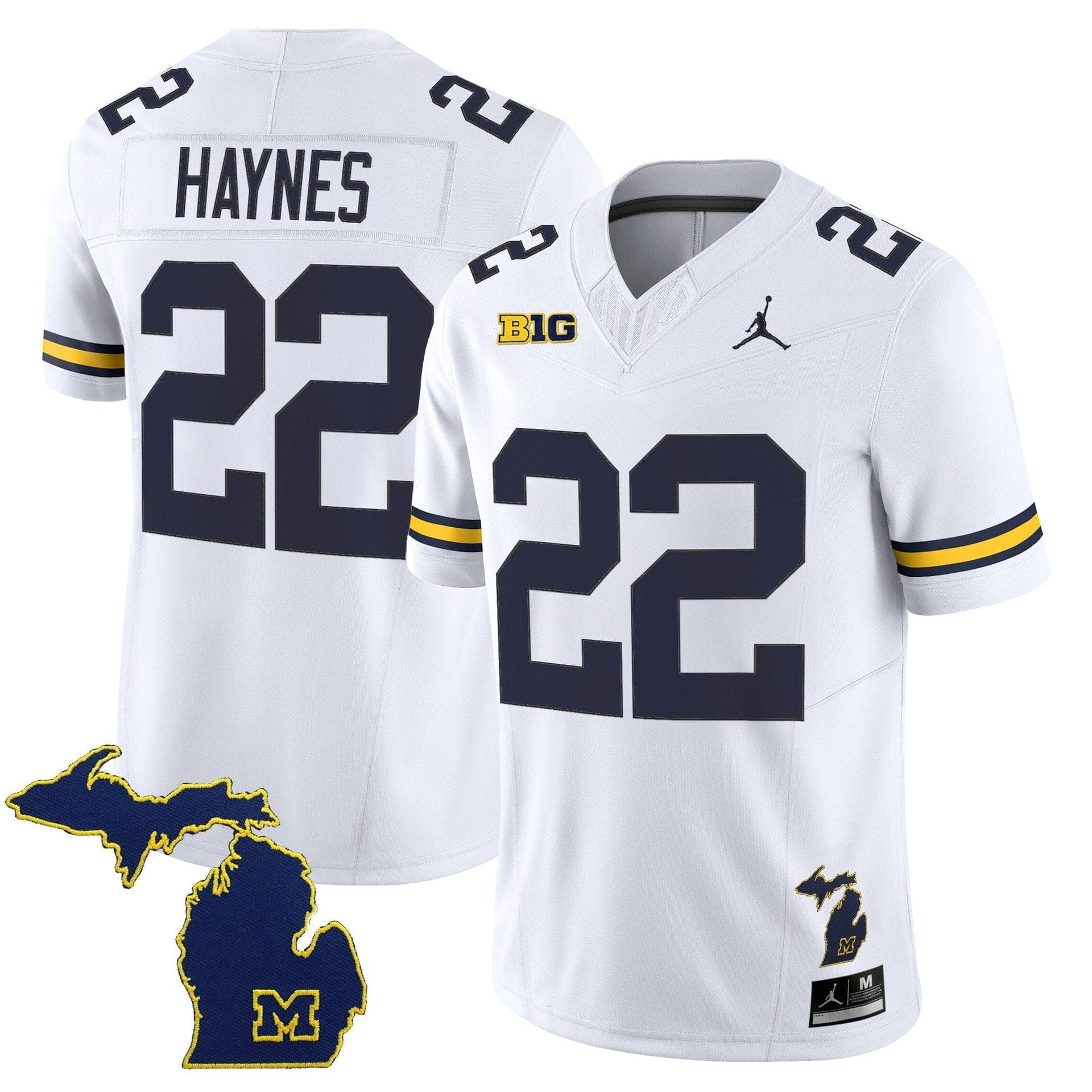 Justice Haynes Jersey #22 Michigan Wolverines 2025 Limited V2 Stitched
