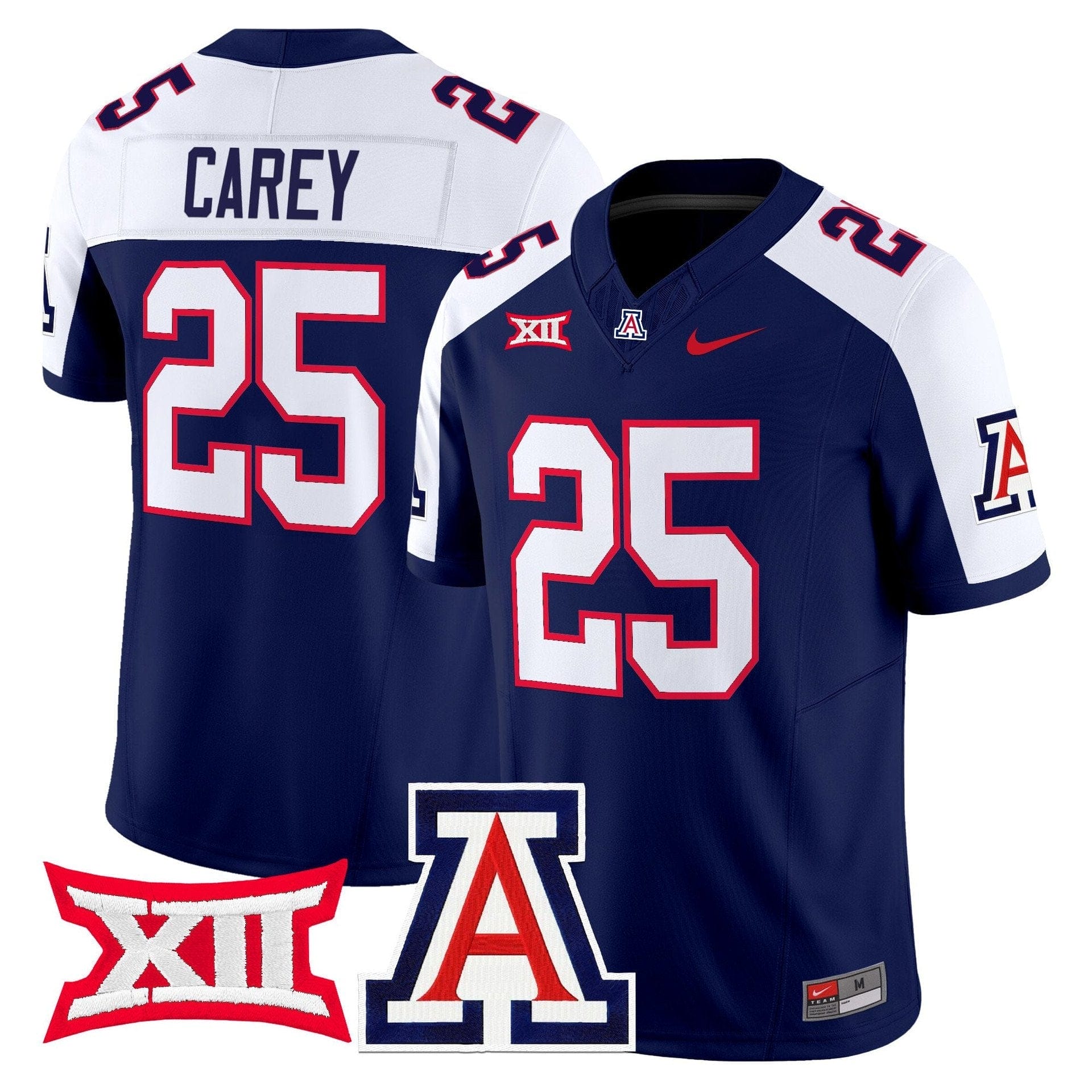 Ka'Deem Carey Jersey #25 Arizona Wildcats 2025 Limited Stitched