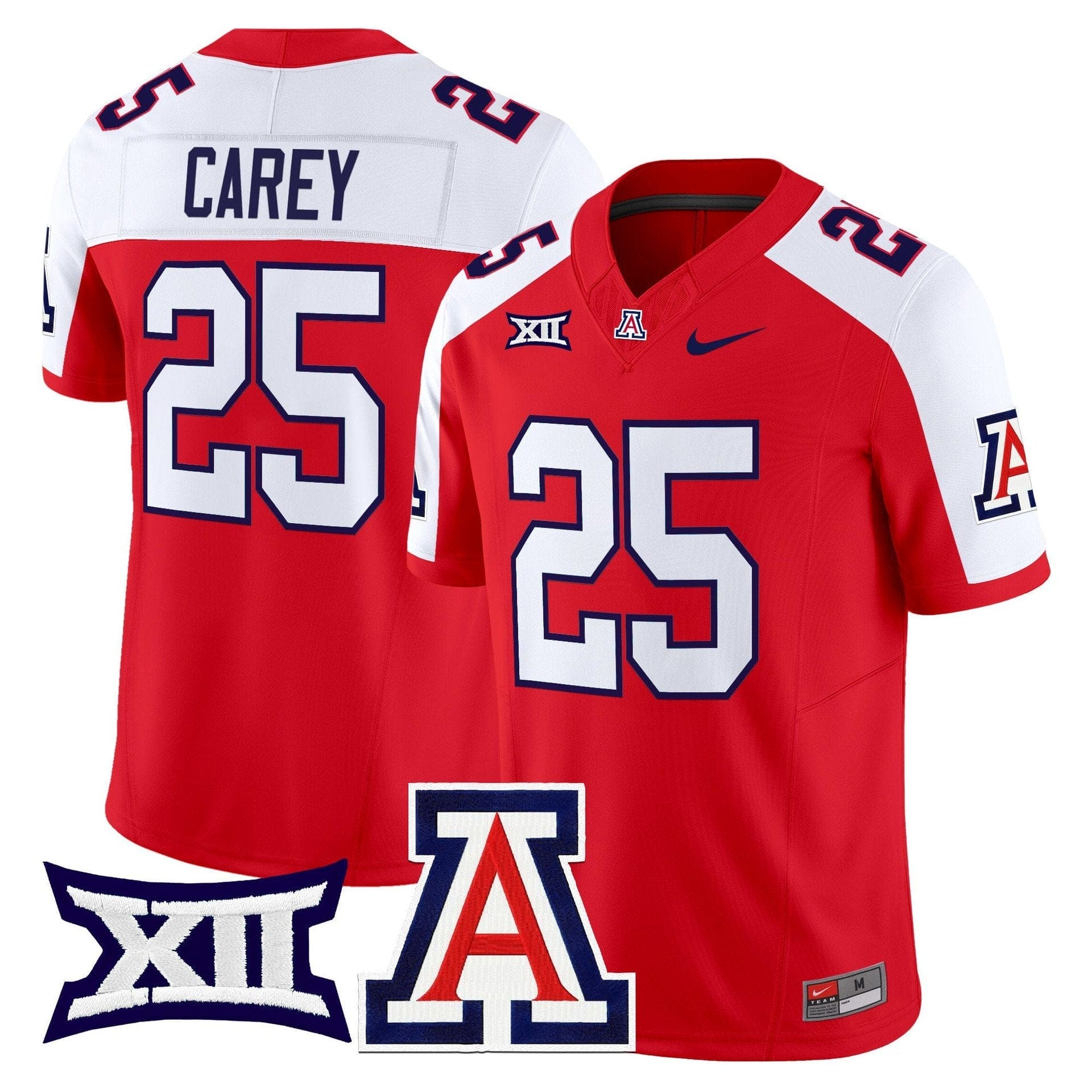 Ka'Deem Carey Jersey #25 Arizona Wildcats 2025 Limited Stitched - Image 4