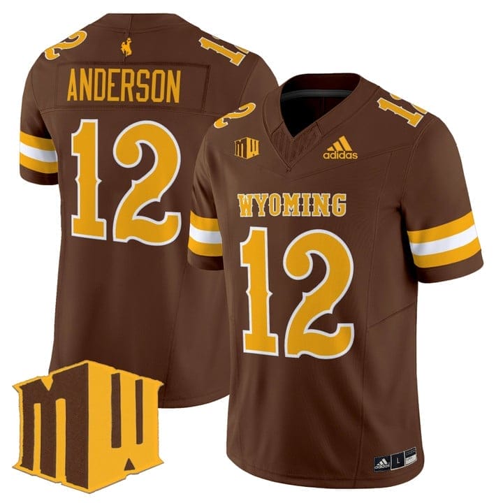 Kaden Anderson Jersey #12 Wyoming Cowboys 2025 Vapor Limited Stitched - Image 3