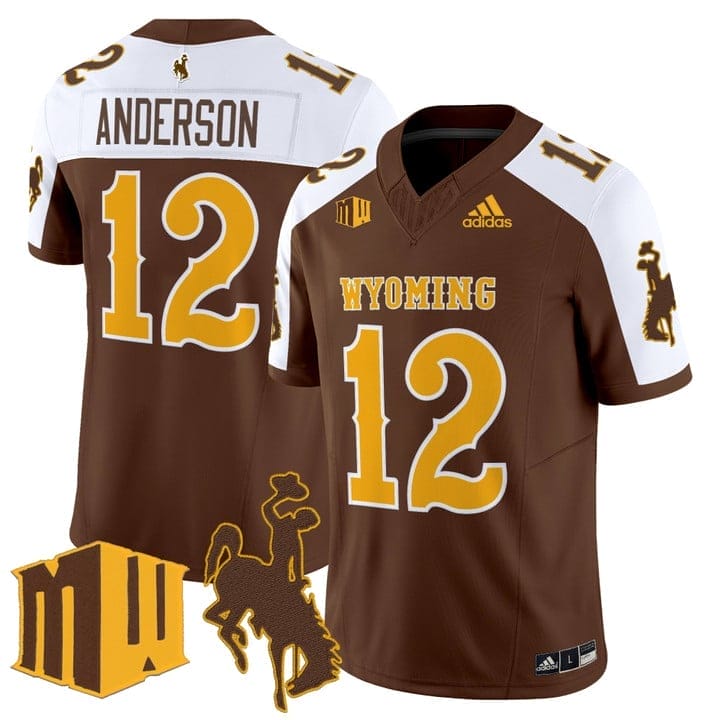 Kaden Anderson Jersey #12 Wyoming Cowboys 2025 Vapor Limited Stitched - Image 2