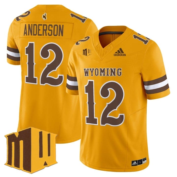 Kaden Anderson Jersey #12 Wyoming Cowboys 2025 Vapor Limited Stitched - Image 5